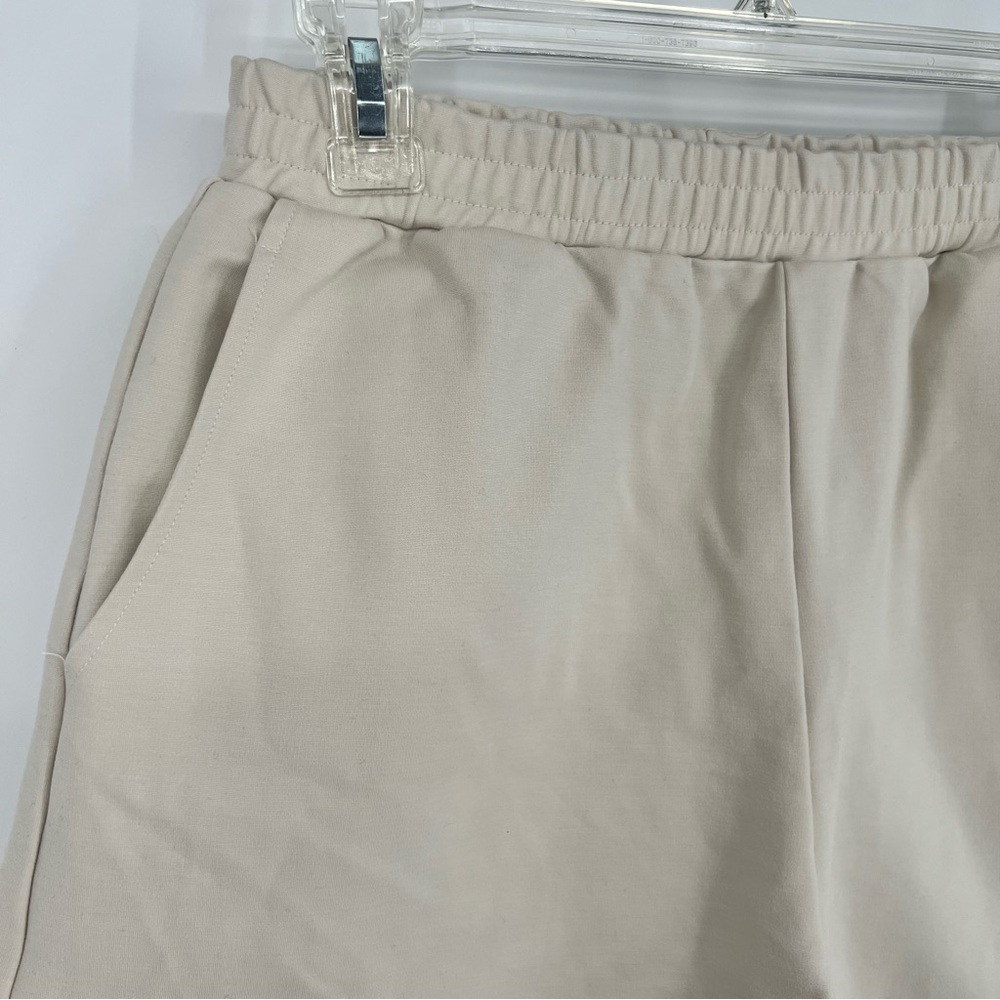 Nap Loungewear Casual Cozy Sweat Shorts Cutoff Heavy Elastic Waist‎ Comfy - Picture 6 of 13